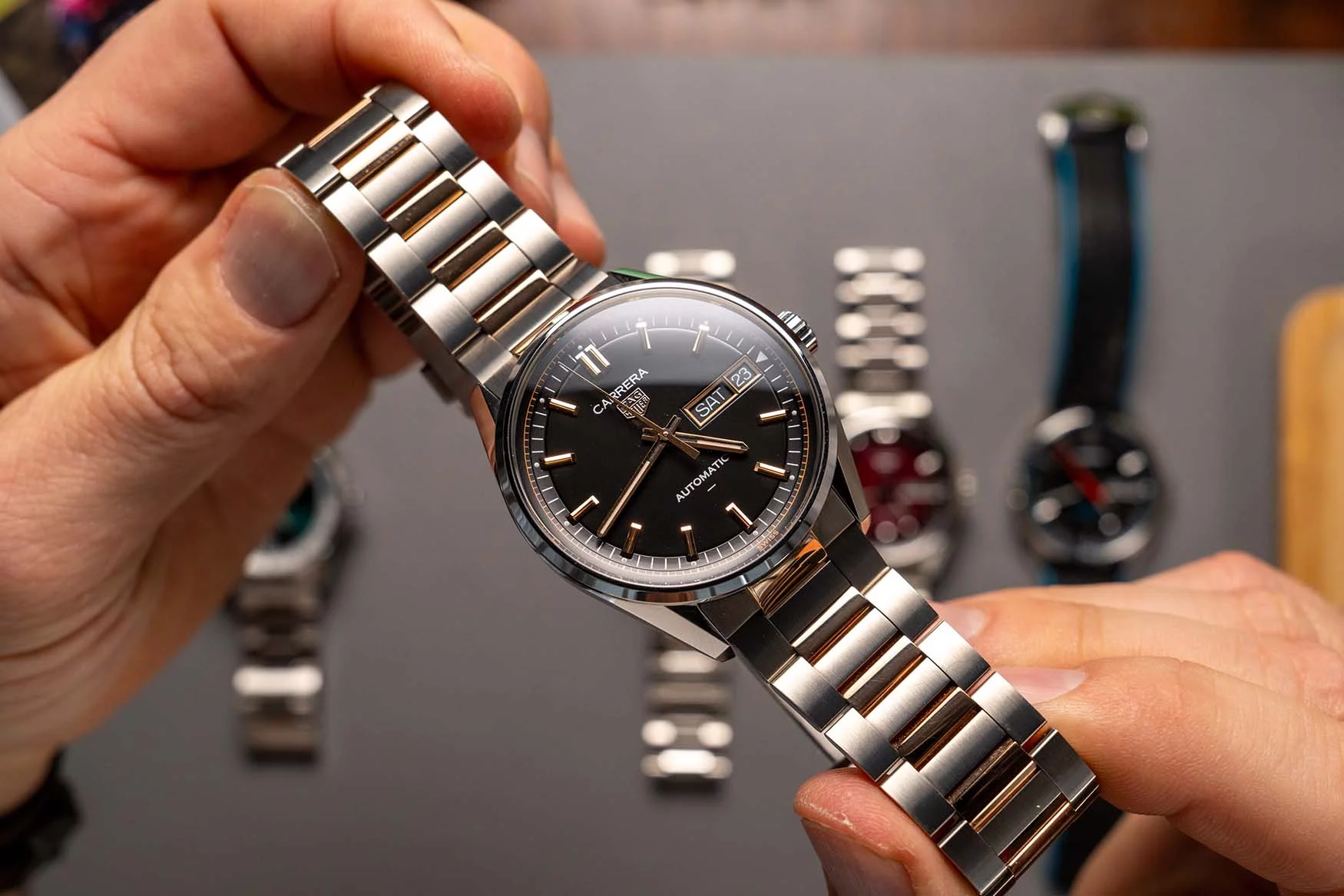 TAG Heuer Carrera デイデイト【2025年1月OH済み】 TAG Heuer Carrera デイデイト【2025年1月OH済み】