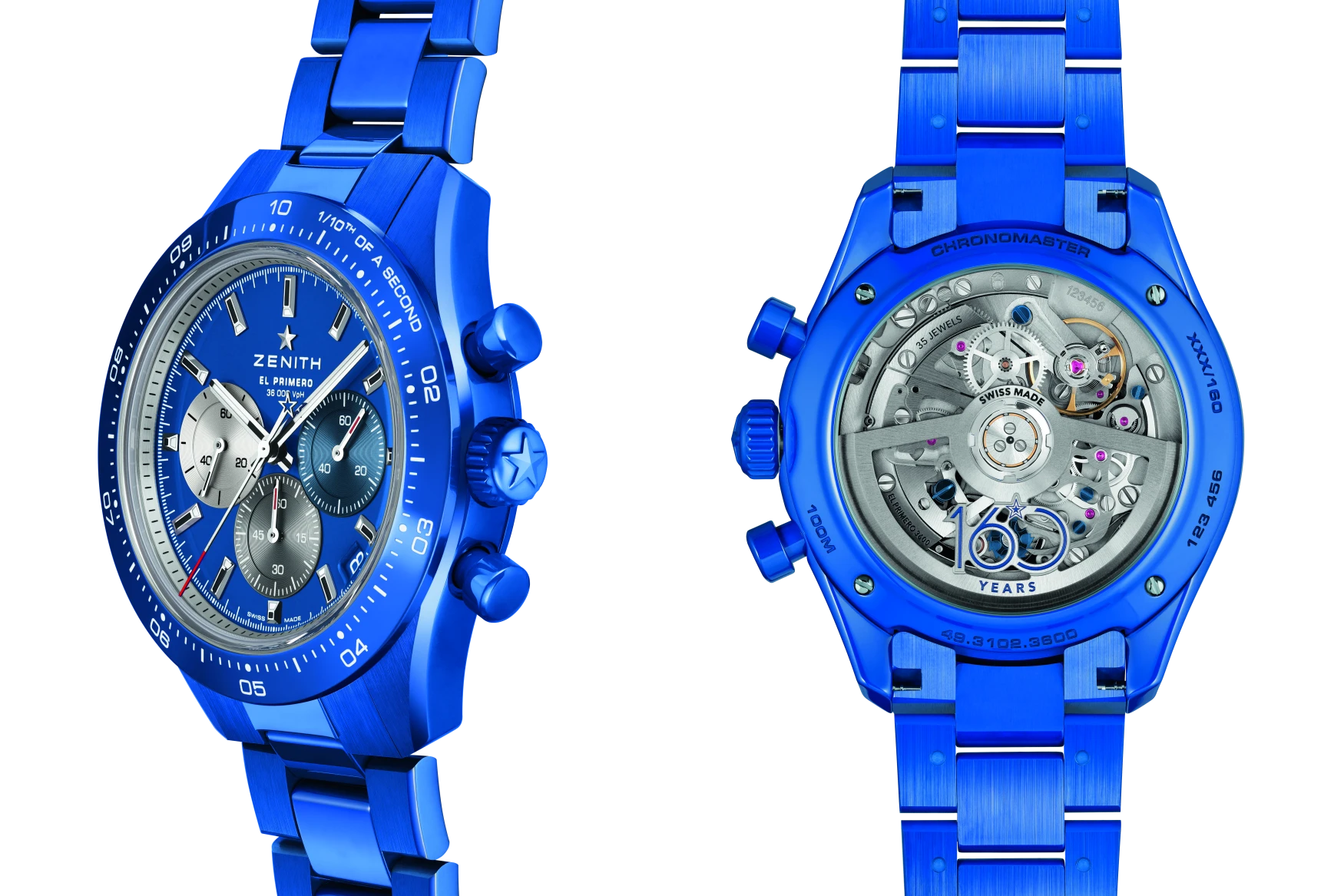 Zenith Chronomaster Sport Blue Ceramic profile and movement