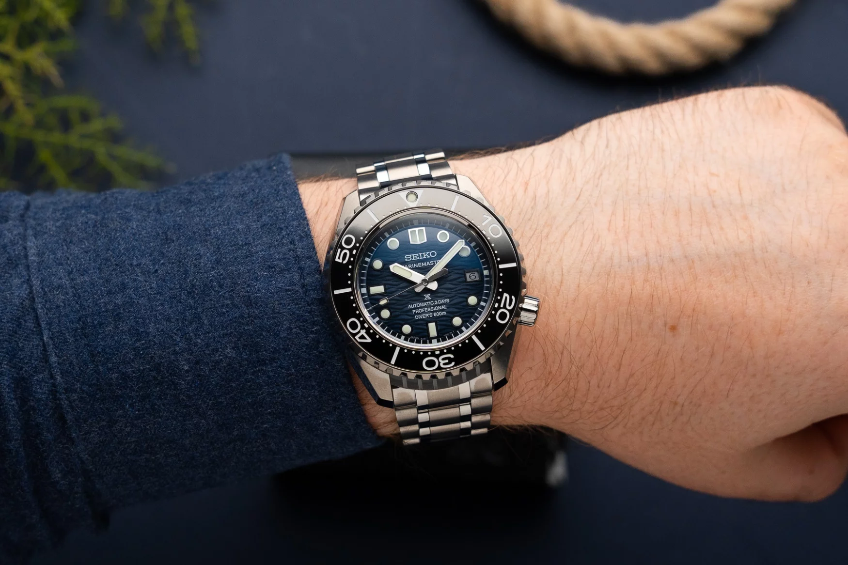 「OH済み」SEIKO MARINE MASTER PROFESSIONAL SEIKO Marine Master Professional Watches SBBN013 7C46-0AA0