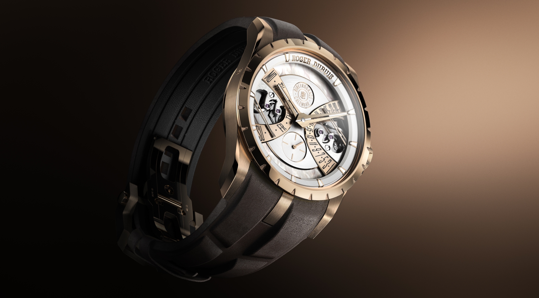 Roger Dubuis Excalibur Biretrograde Calendar feature