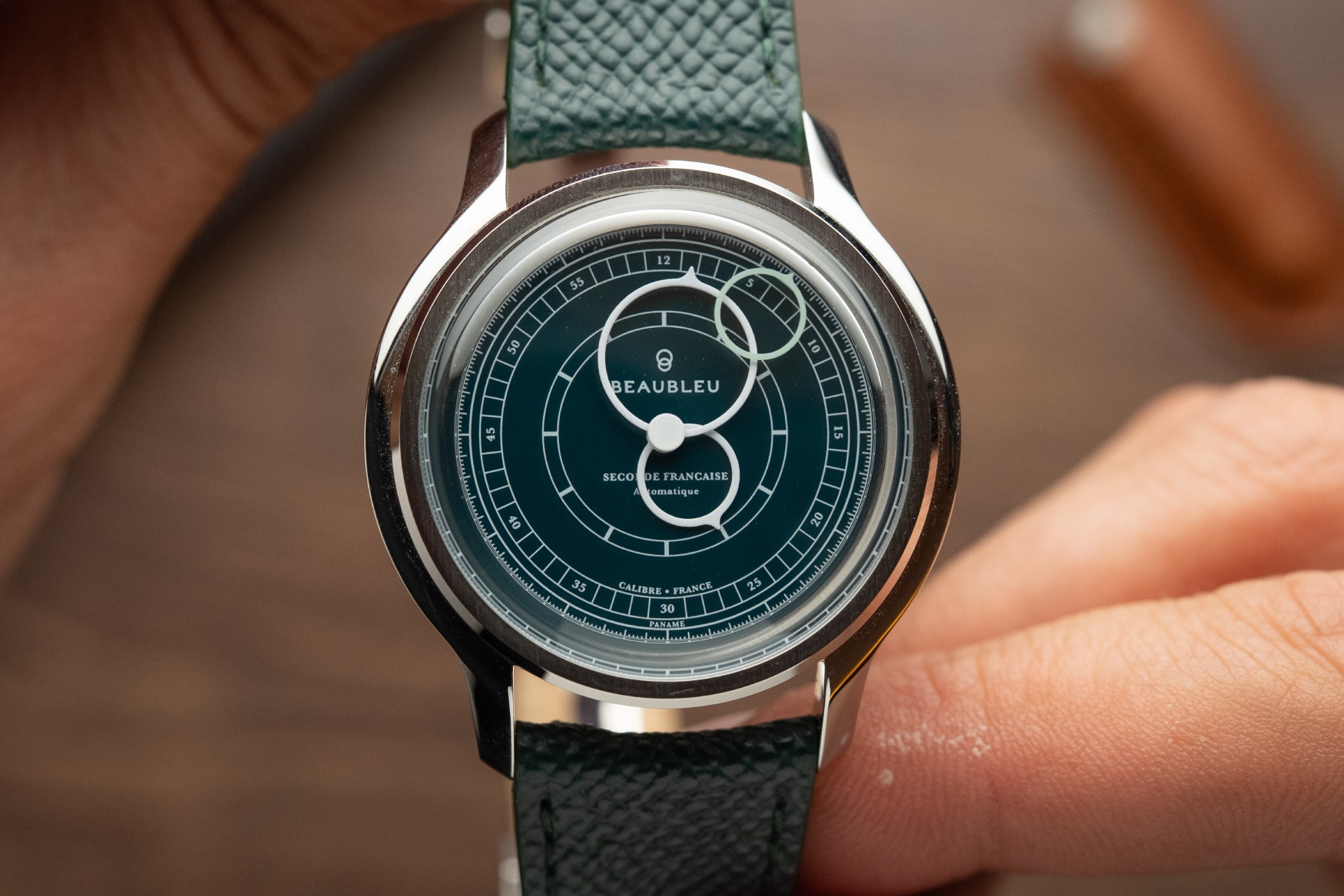 beaubleu seconde francaise dial close up