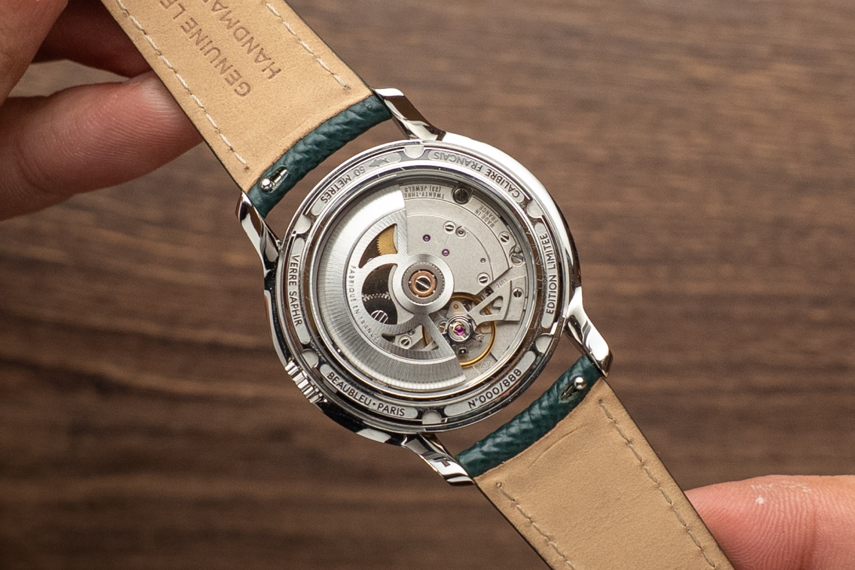 beaubleu seconde francaise movement caseback