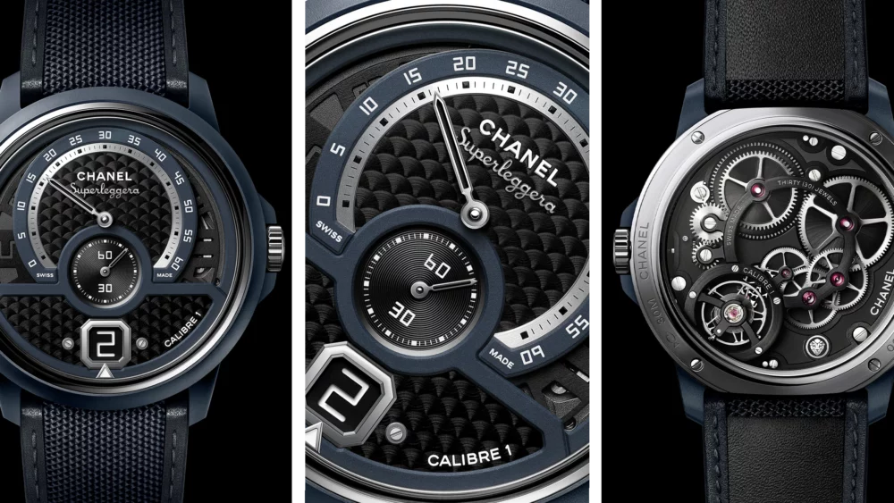 Chanel explores blue ceramics with the Monsieur de Chanel Superleggera Bleu Edition