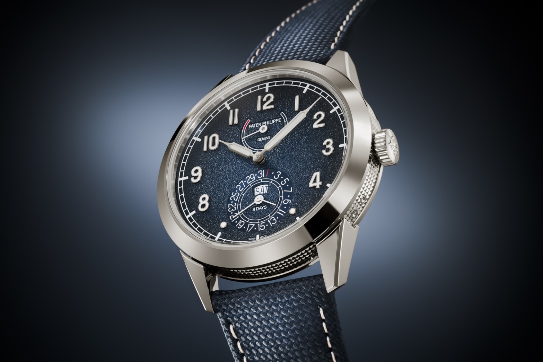 patek philippe calatrava 8 day 5328g 001 dial
