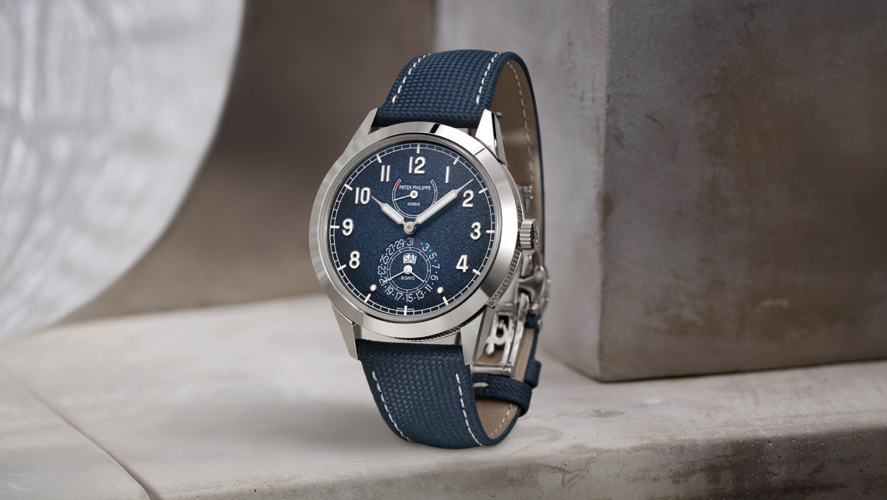 An all-new, 192-hour movement for the Patek Philippe Calatrava 8 Day 5328G