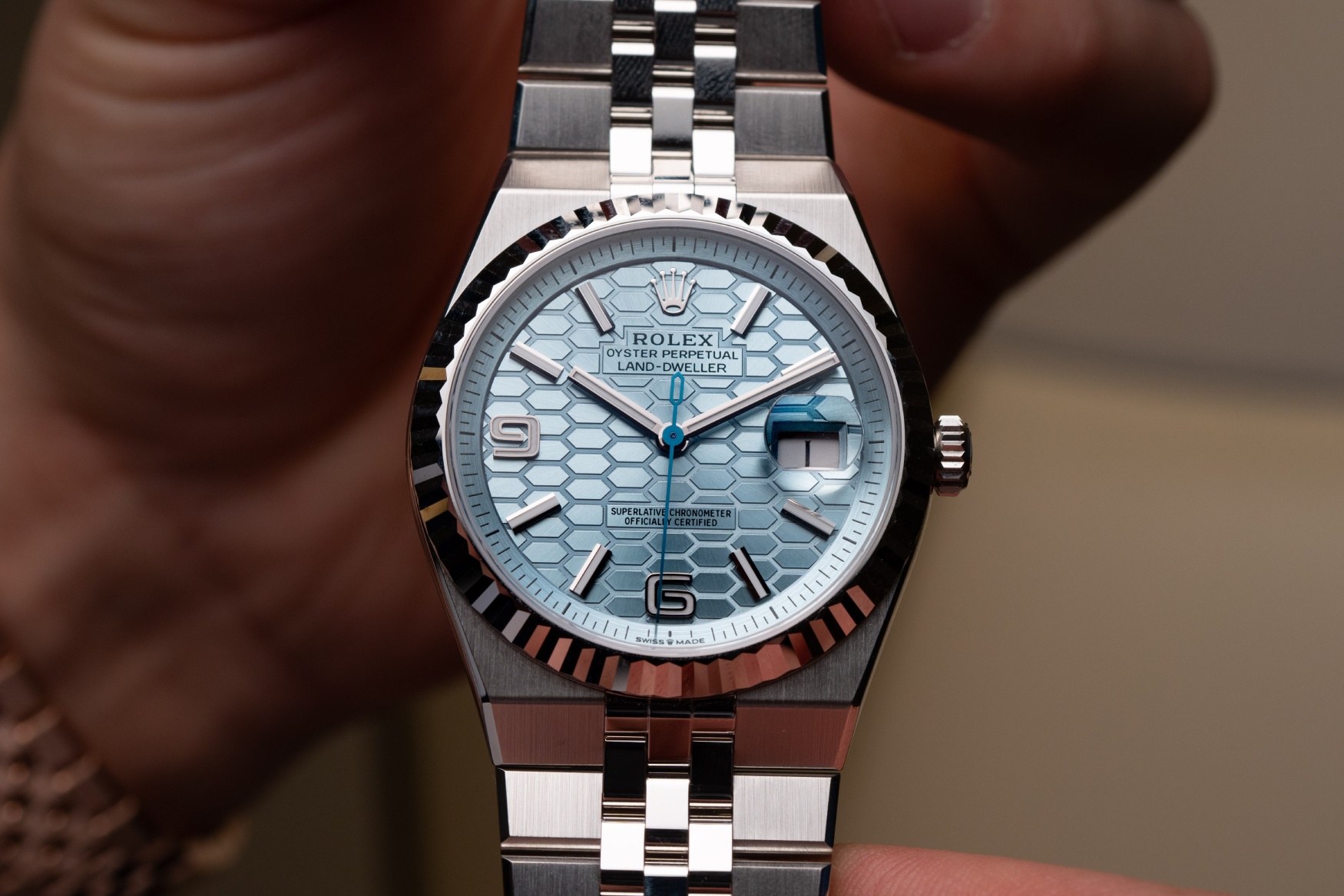 rolex land dweller 40 platinum