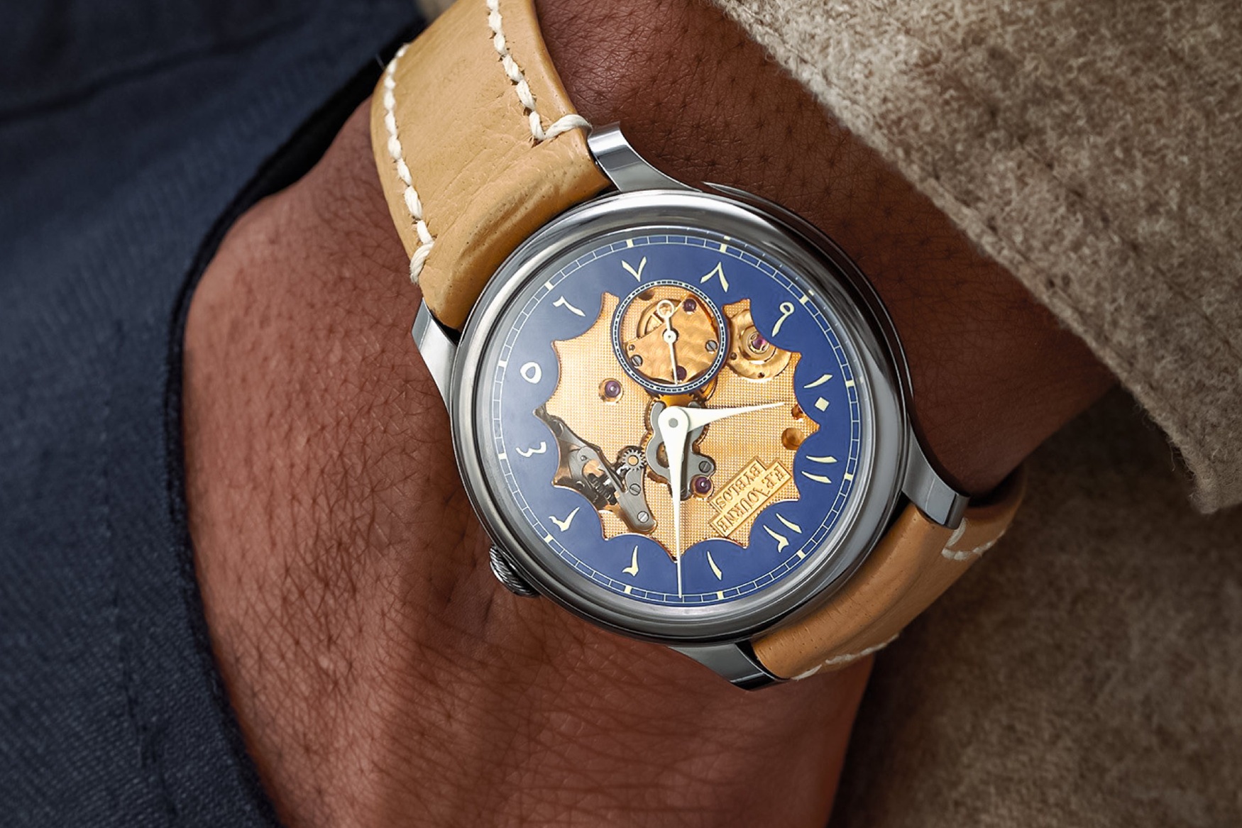 F P Journe Chronomètre Bleu Byblos Arabic