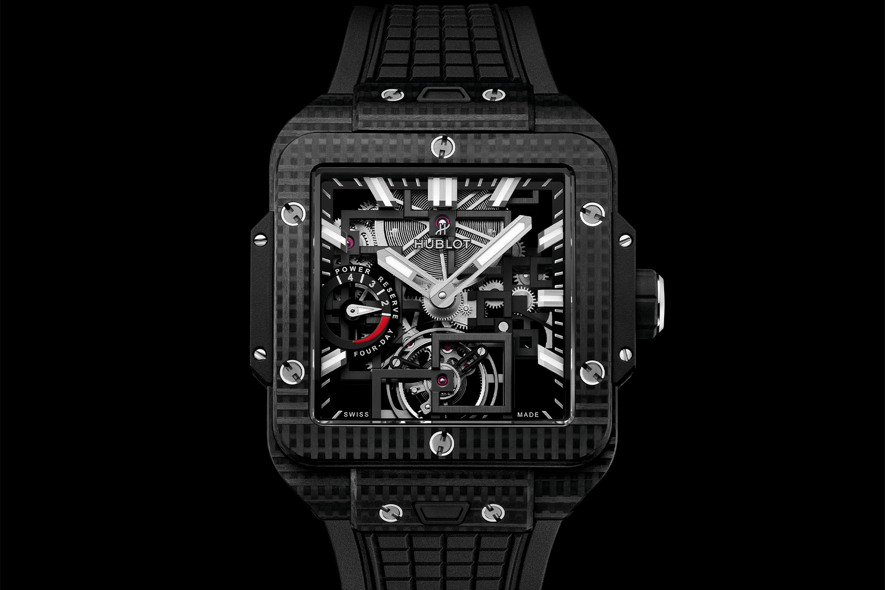 Hublot Square Bang Tourbillon 4 Day front