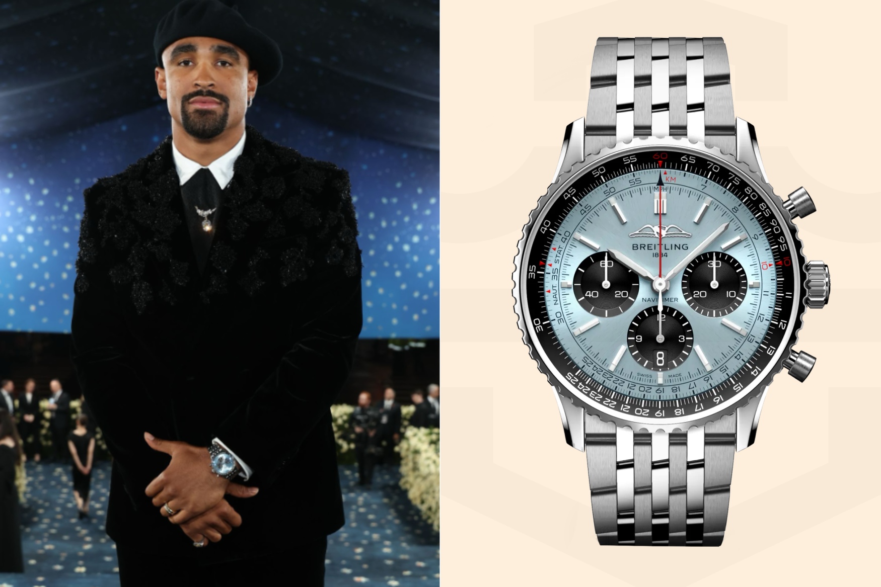 Jalen Hurts Breitling Navitimer B01 Chronograph 43