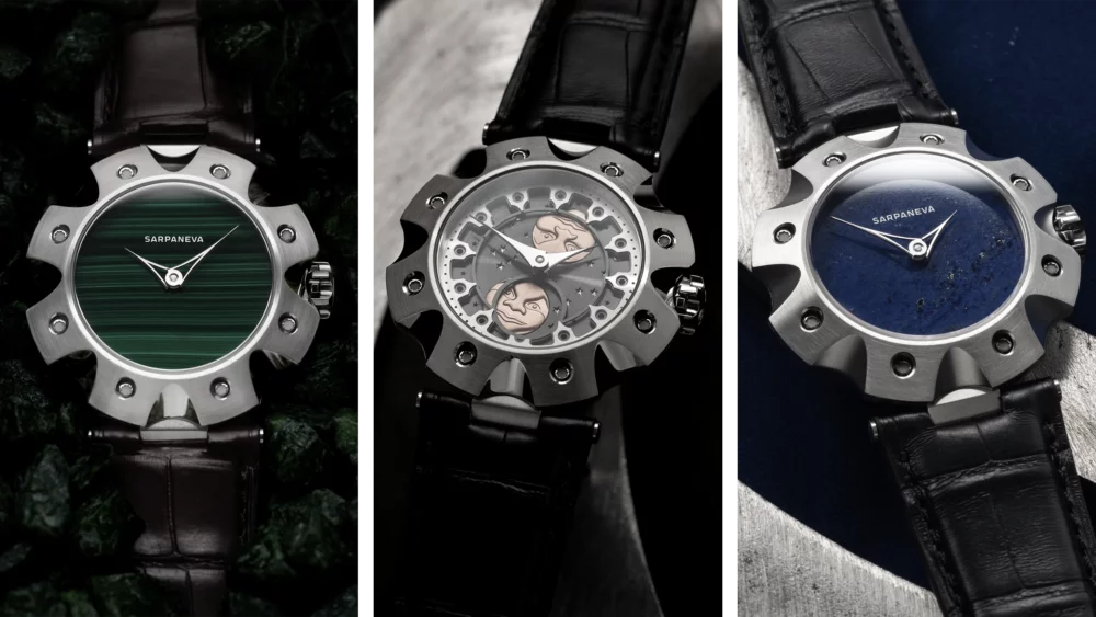 Sarpaneva explodes onto the scene with a new Supernova, featuring stone dials and an out-of-this-world moonphase