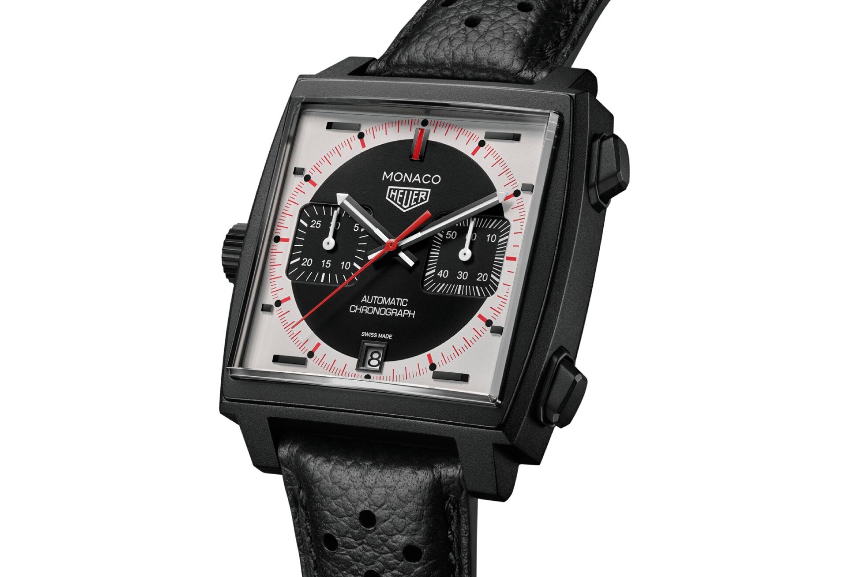 Tags Heuer Monaco Chronograph Stopwatch Dial