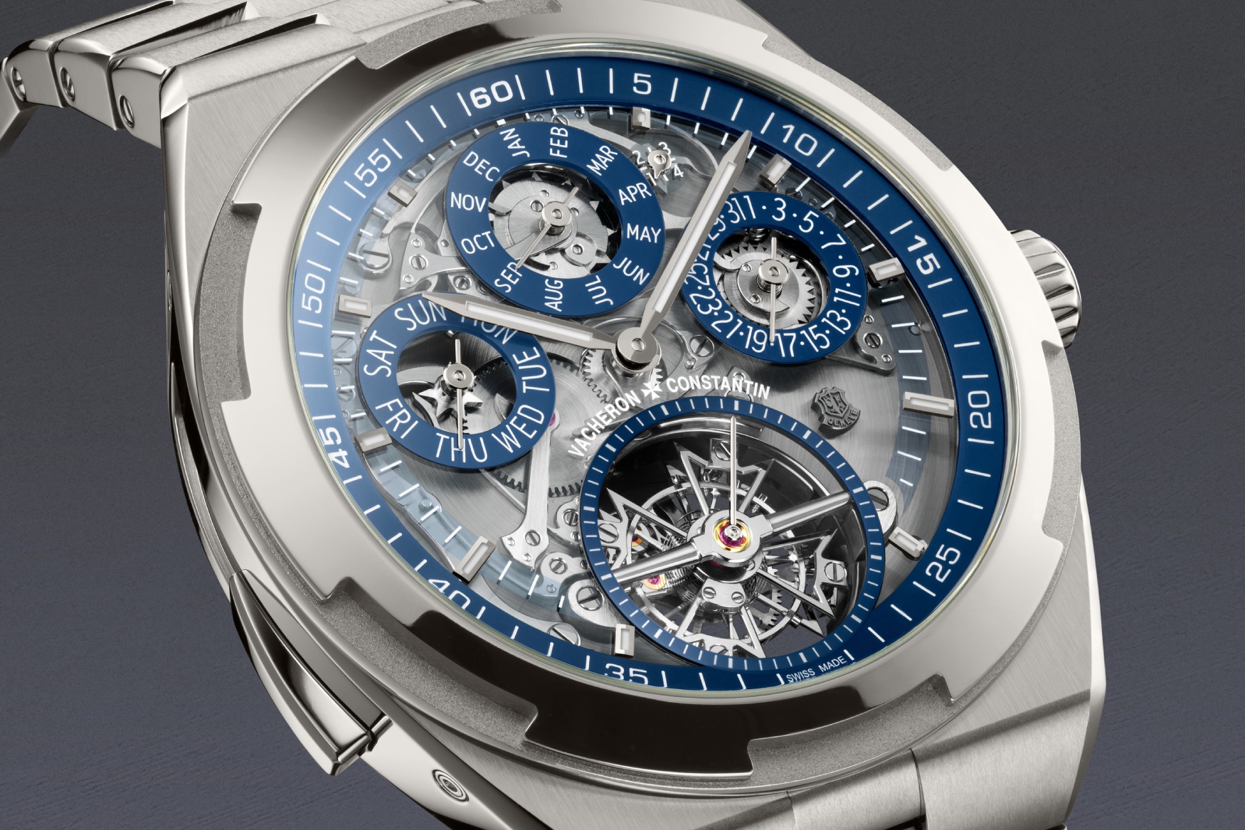Vacheron Constantin Overseas Grand Complication Openface dial angle
