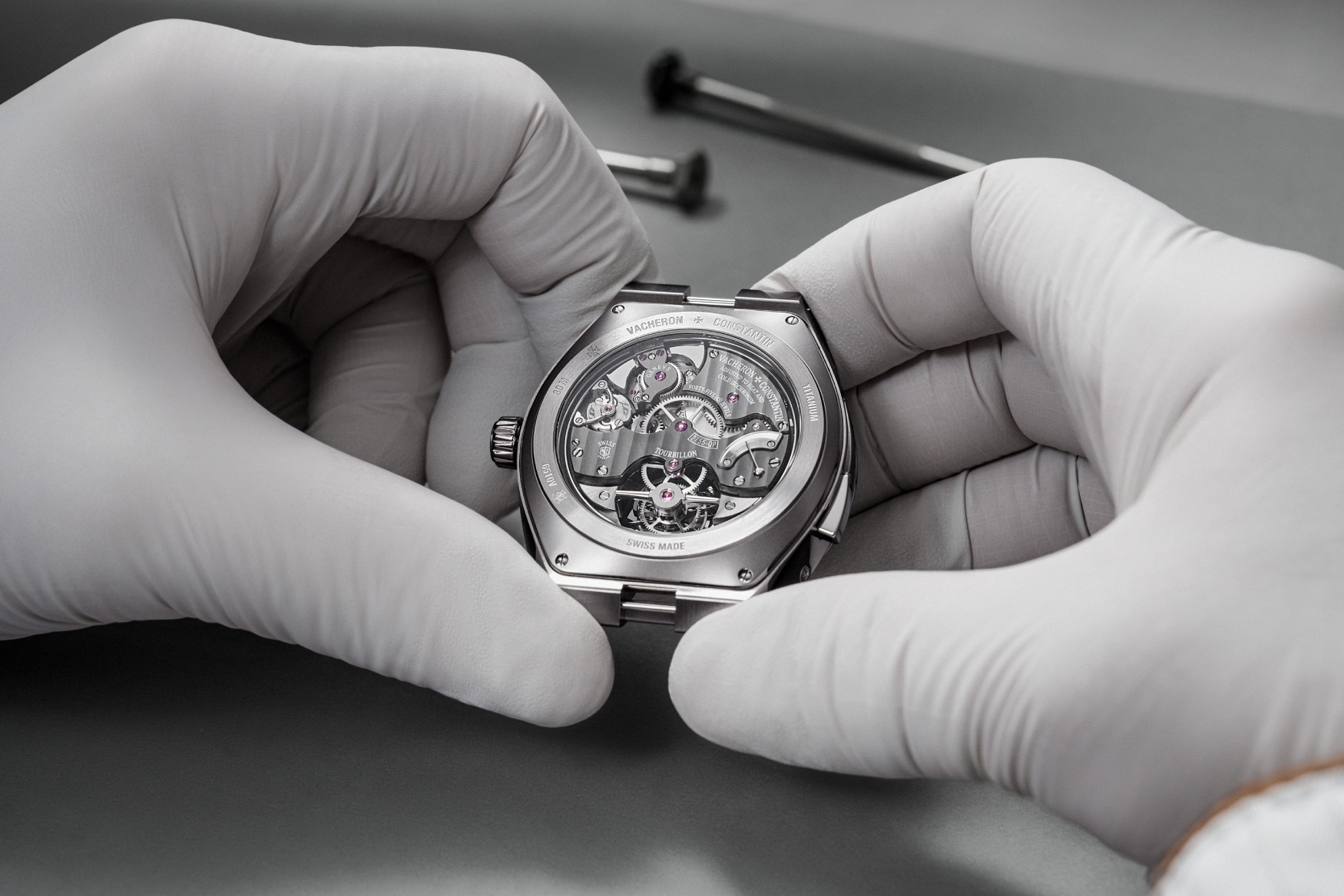 Vacheron Constantin Overseas Grand Complication Openface watch head