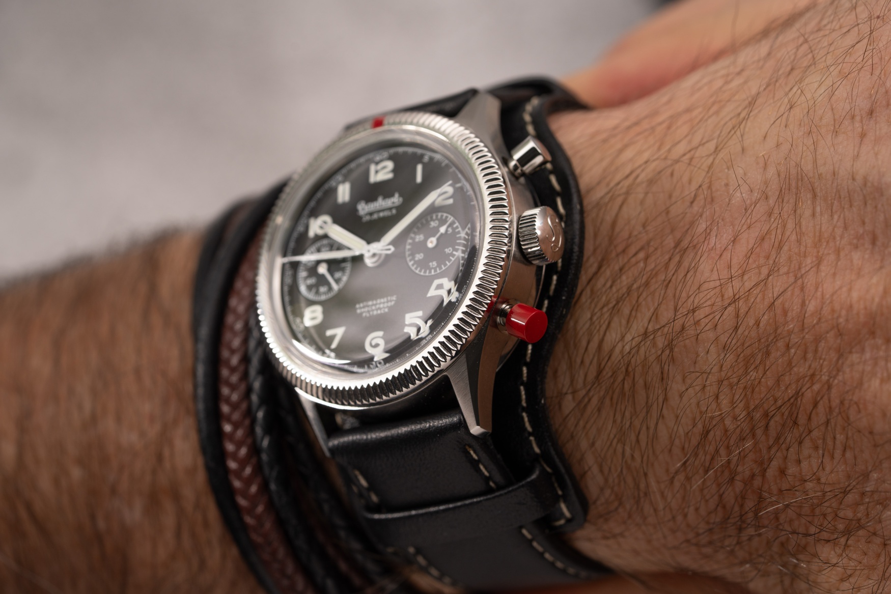 hanhart 417 es heritage flyback case profile
