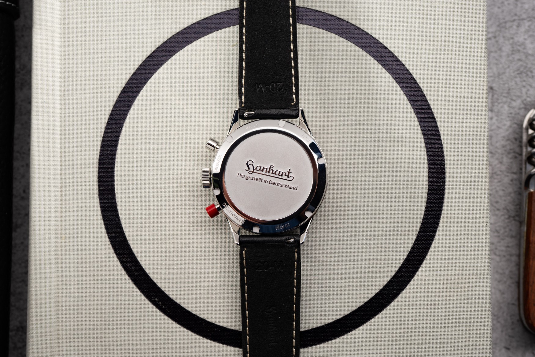 hanhart 417 es heritage flyback caseback