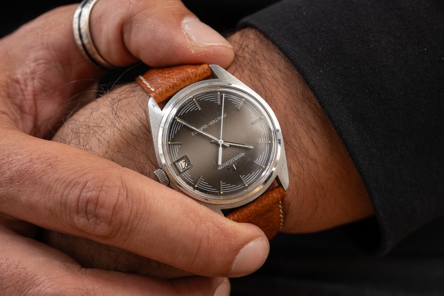 jaeger lecoultre master quartz buzzsaw wrist