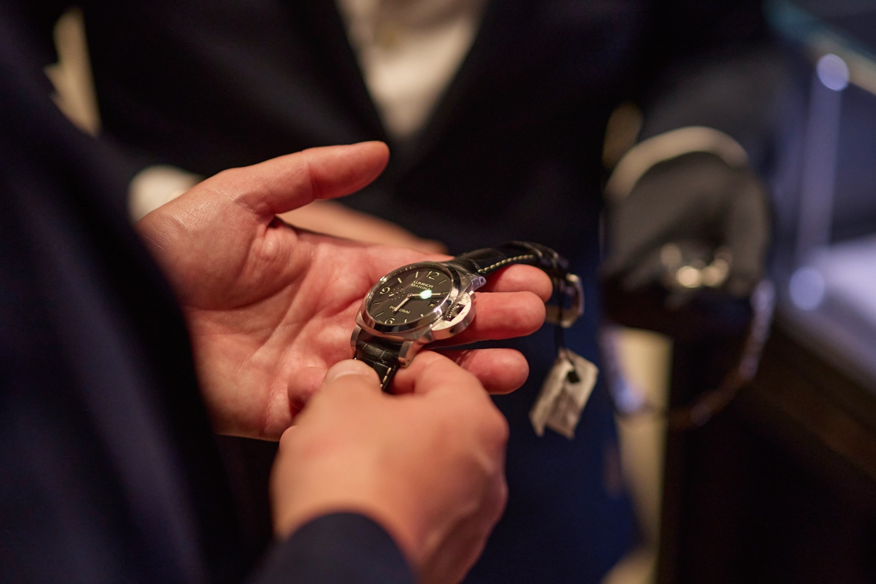 panerai event melb may25 watch in hand