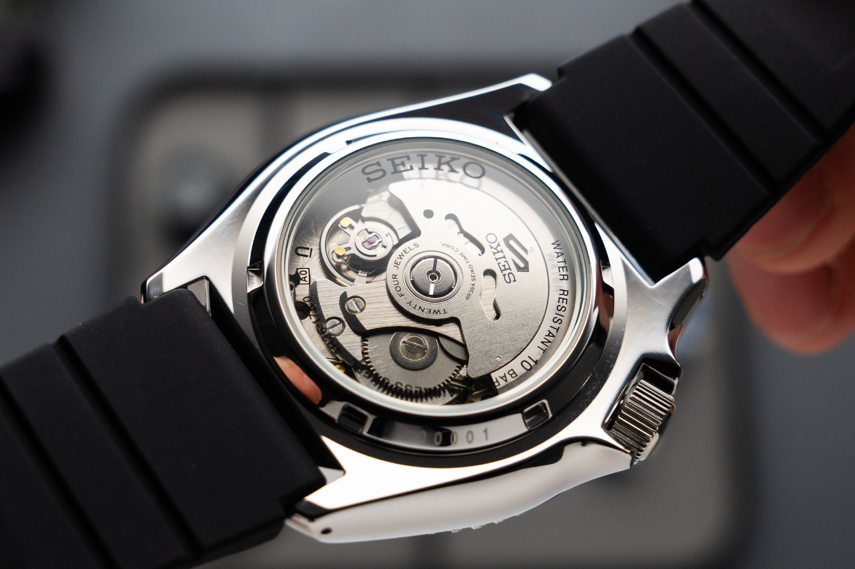 Seiko 5 Sports SKX Series SRPL87 Movement Case Back