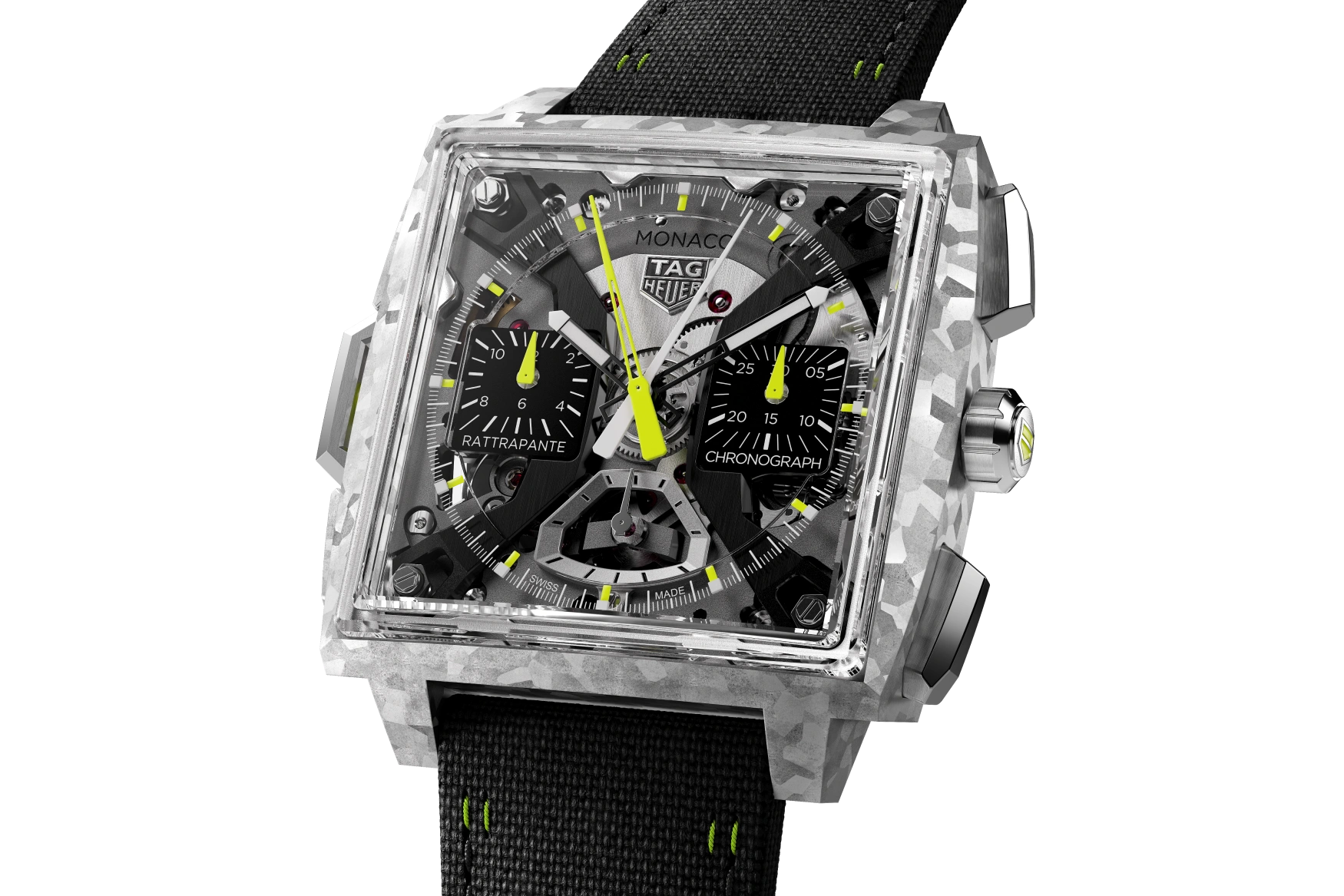 tag heuer monaco split seconds th titanium dial 1