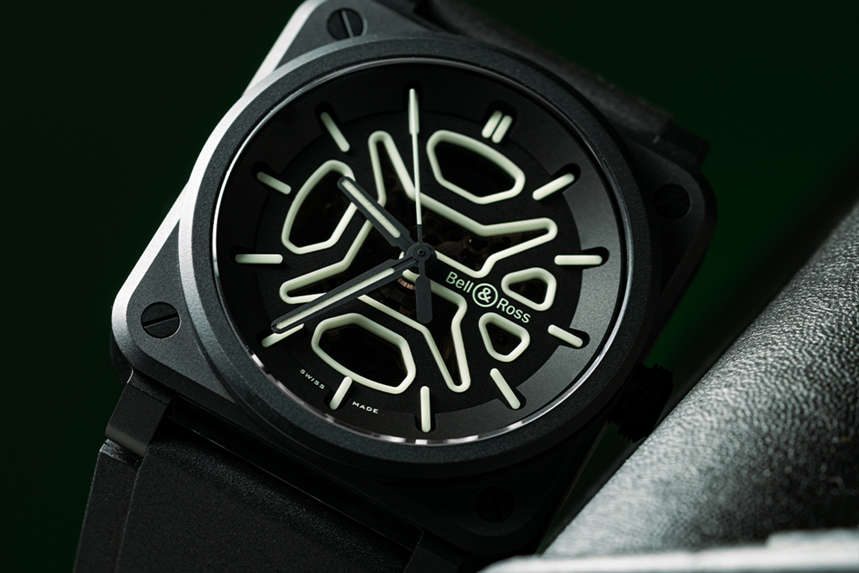 Bell Ross BR 03 Skeleton Lum Front
