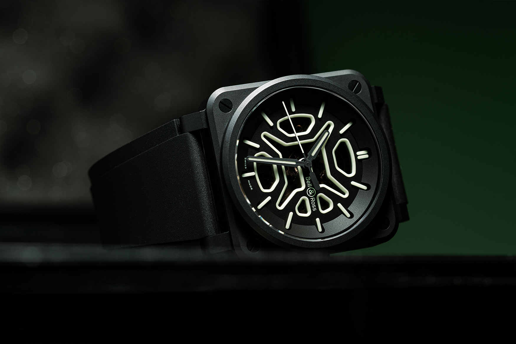 Bell Ross BR 03 Skeleton Lum Side