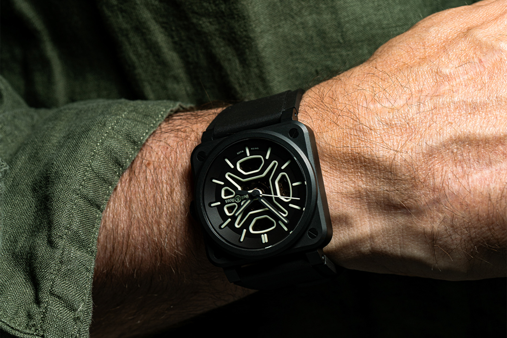 Bell Ross BR 03 Skeleton Lum Wrist