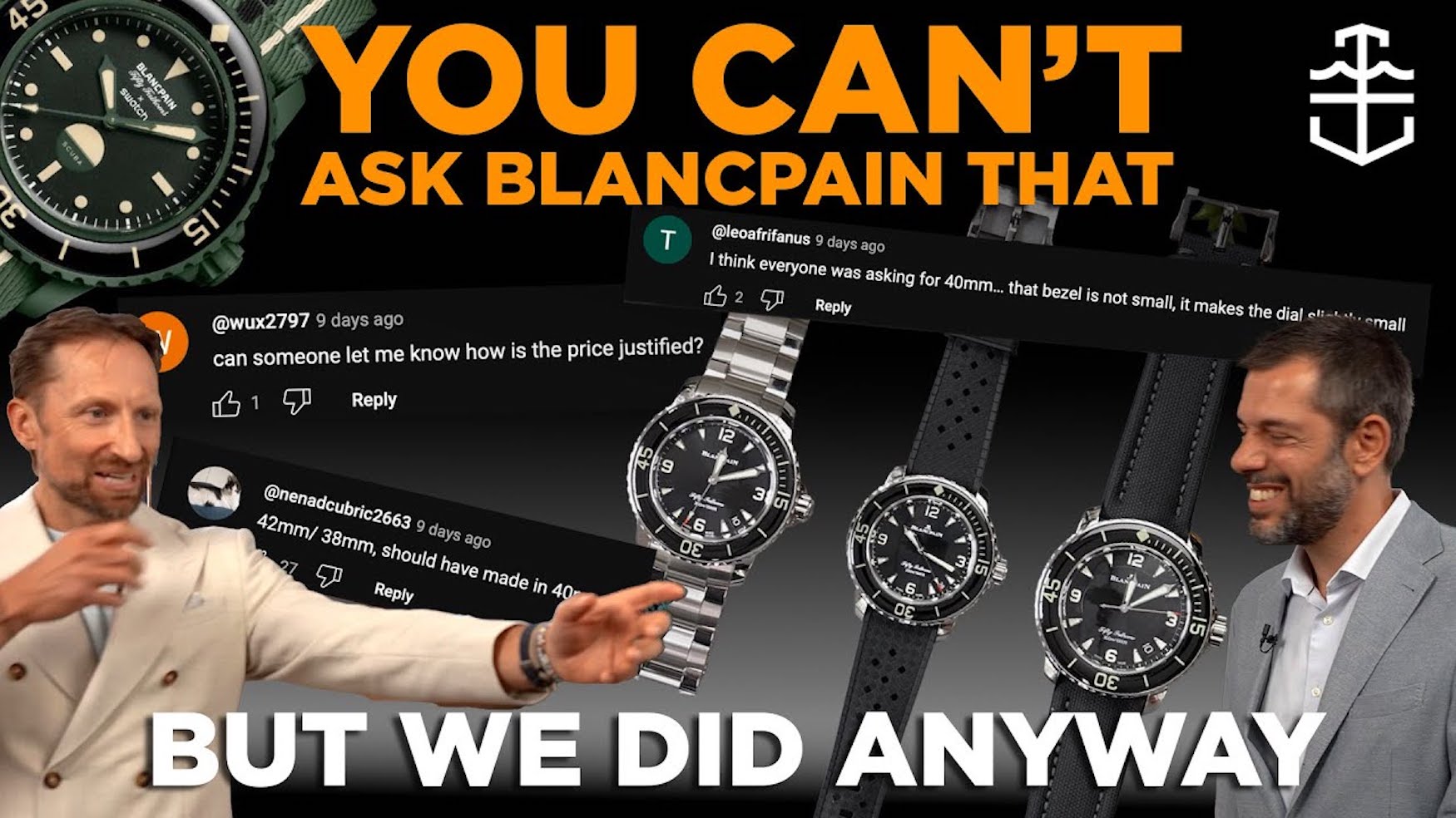 Blancpain London Interview feature