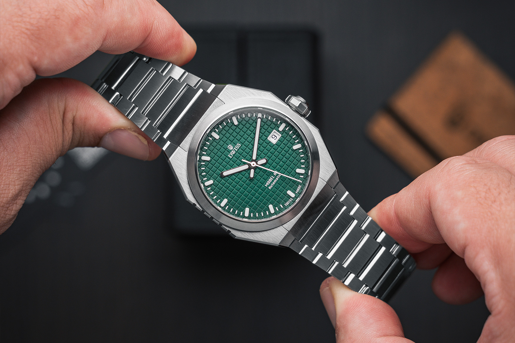 DWISS Model A1 Green Bracelet