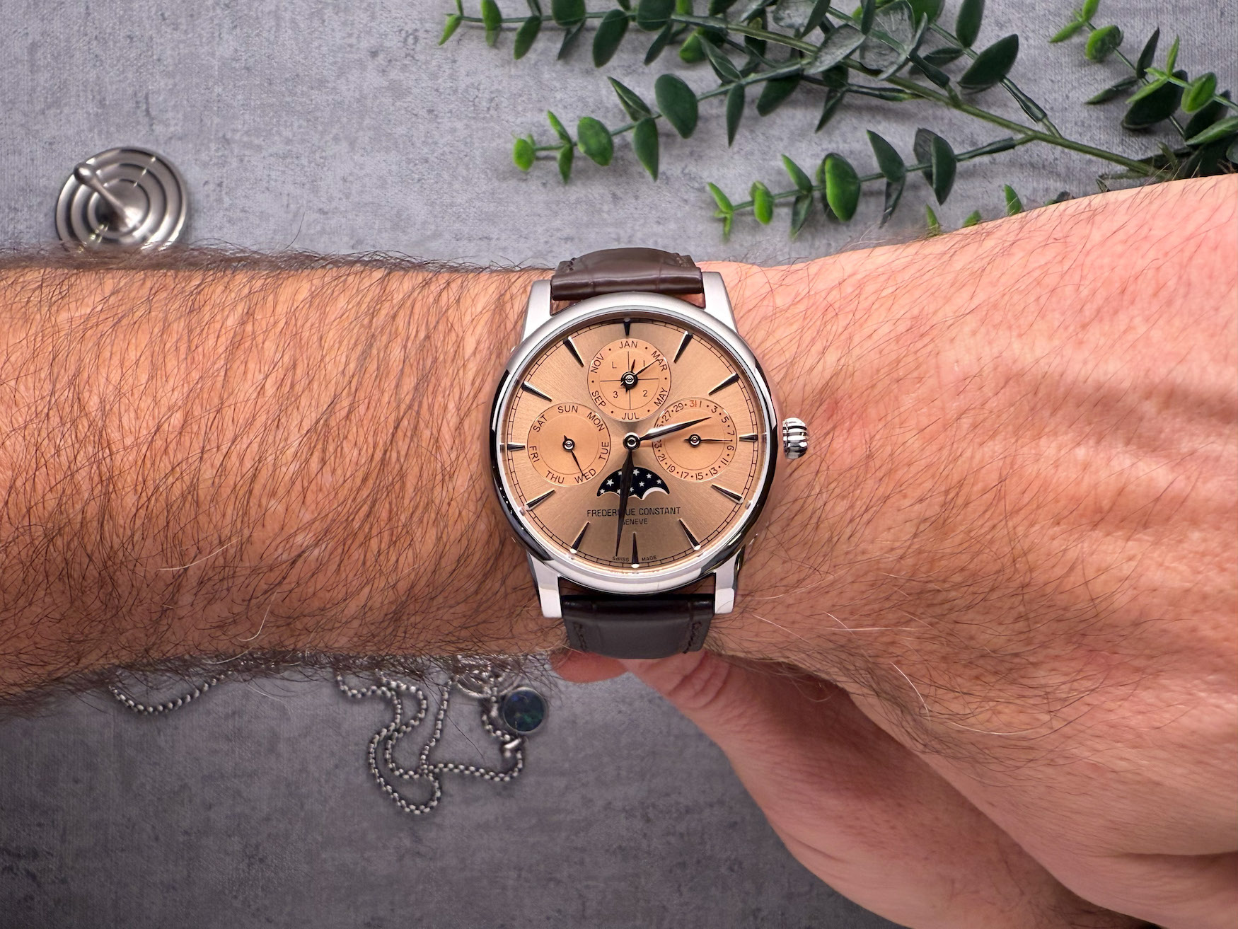 Frederique Constant Classic Perpetual Calendar Manufacture Salmon Dial 11