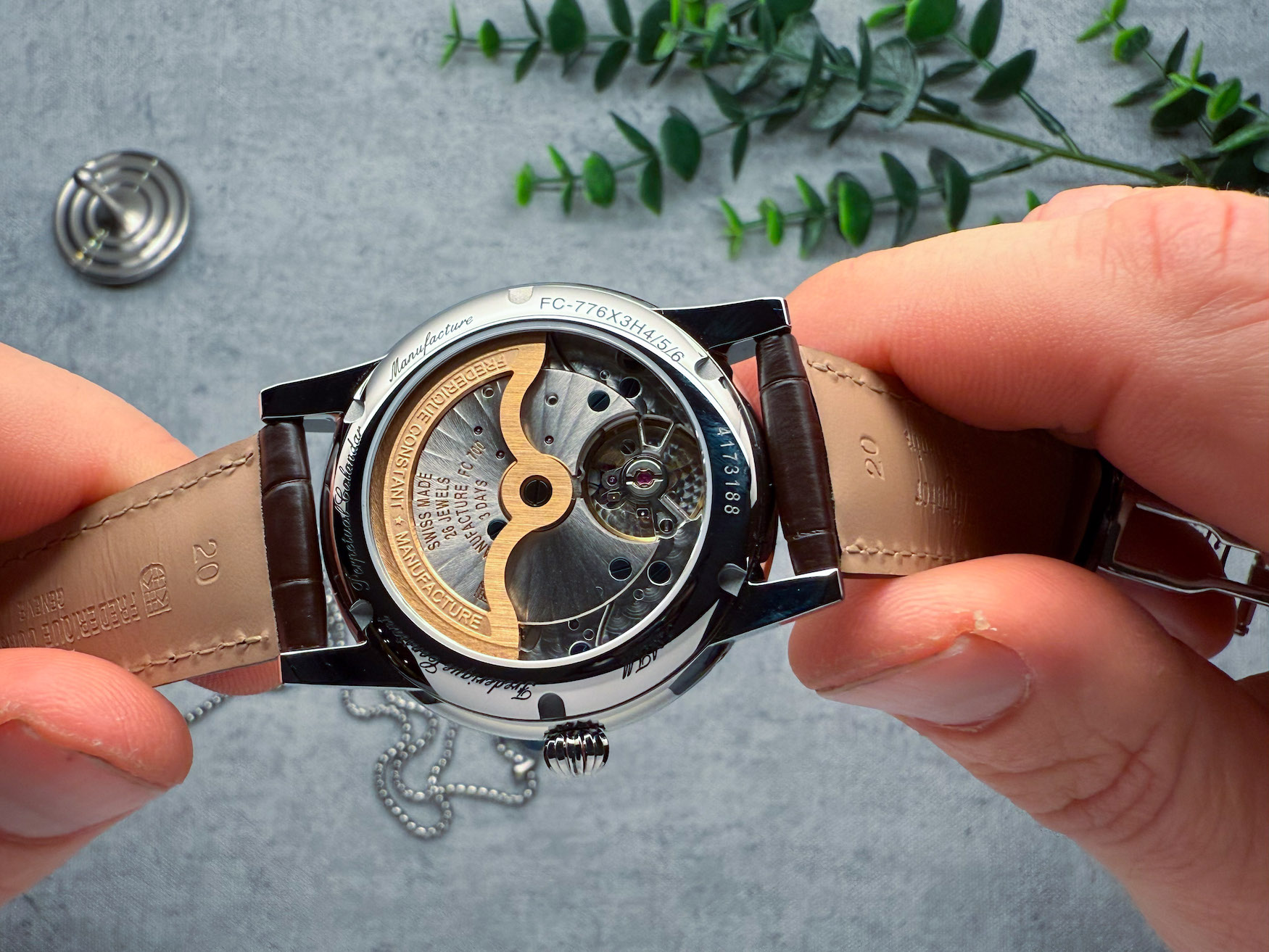 Frederique Constant Classic Perpetual Calendar Manufacture Salmon Dial 7