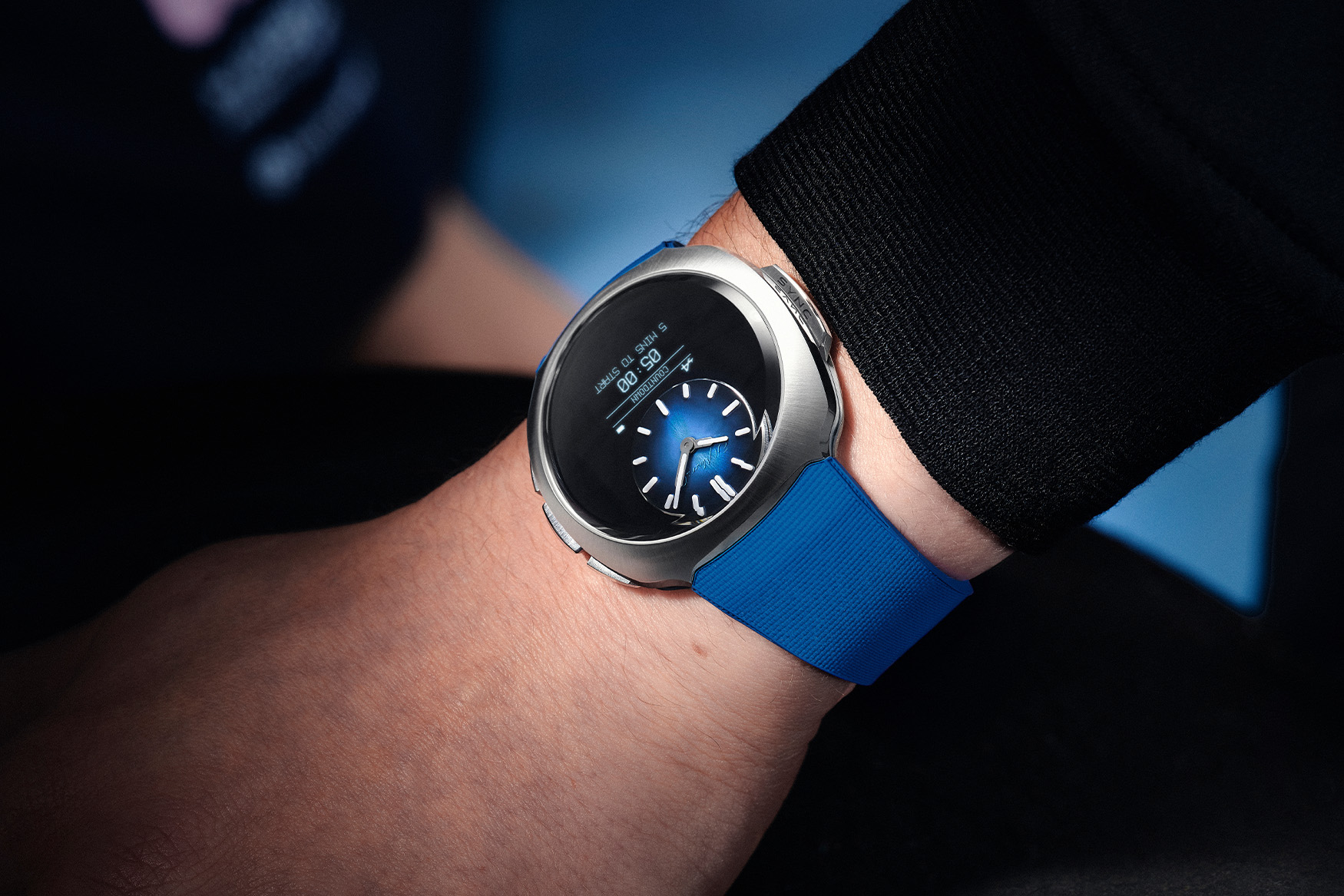 H Moser Alpine Streamliner wrist