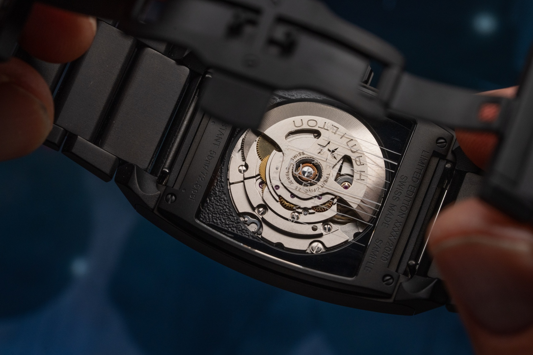Hamilton American Classic Boulton Death Stranding 2 Limited Edition caseback