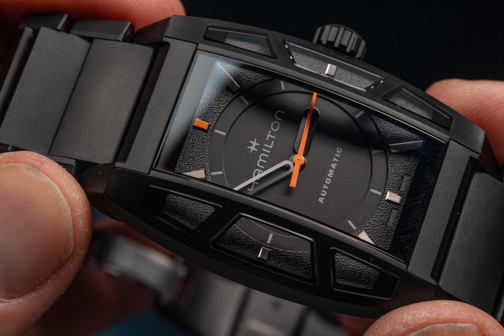Hamilton American Classic Boulton Death Stranding 2 Limited Edition dial closeup