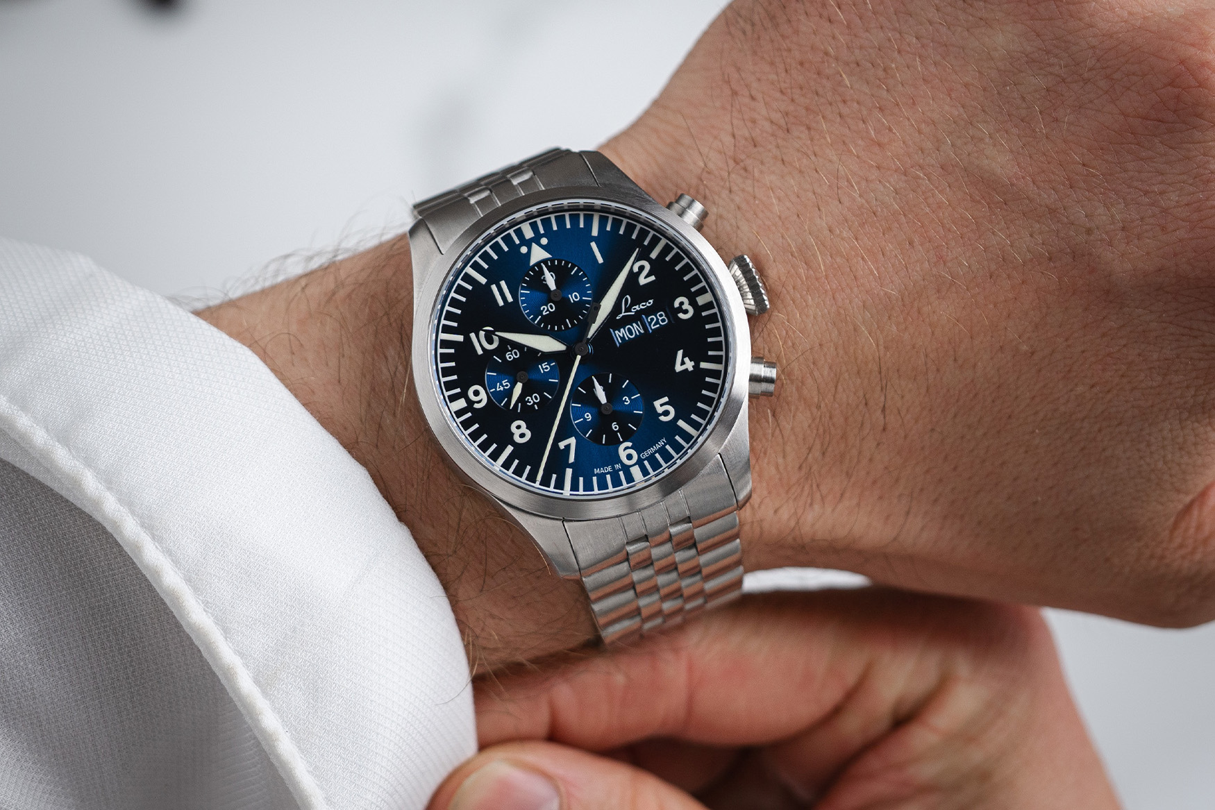 Laco kiel 2 blau wrist