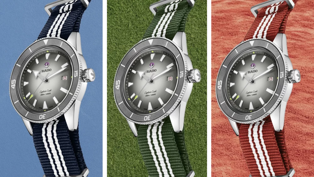 Rado’s latest limited edition Captain Cook is a grand slam tennis tribute