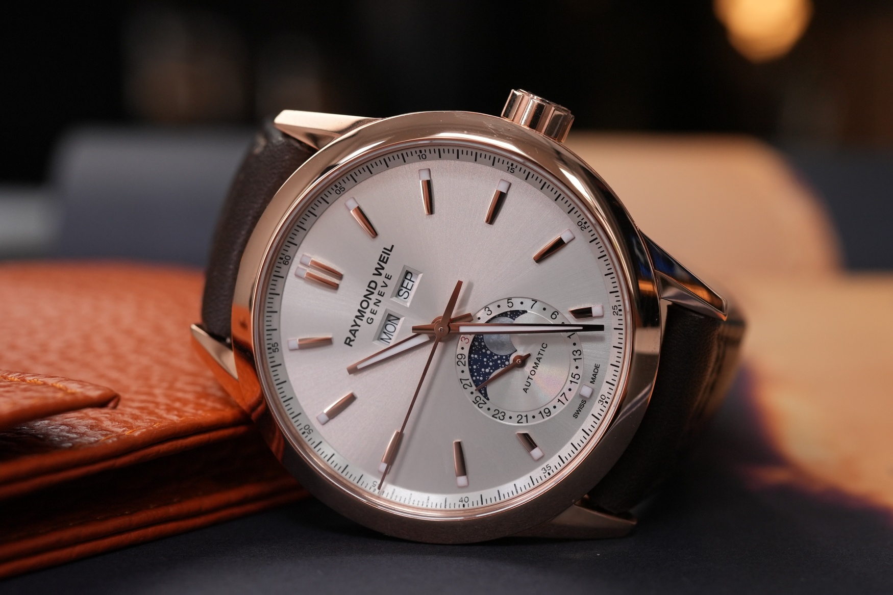 Raymond Weil Freelancer Complete Calendar Gold Dial