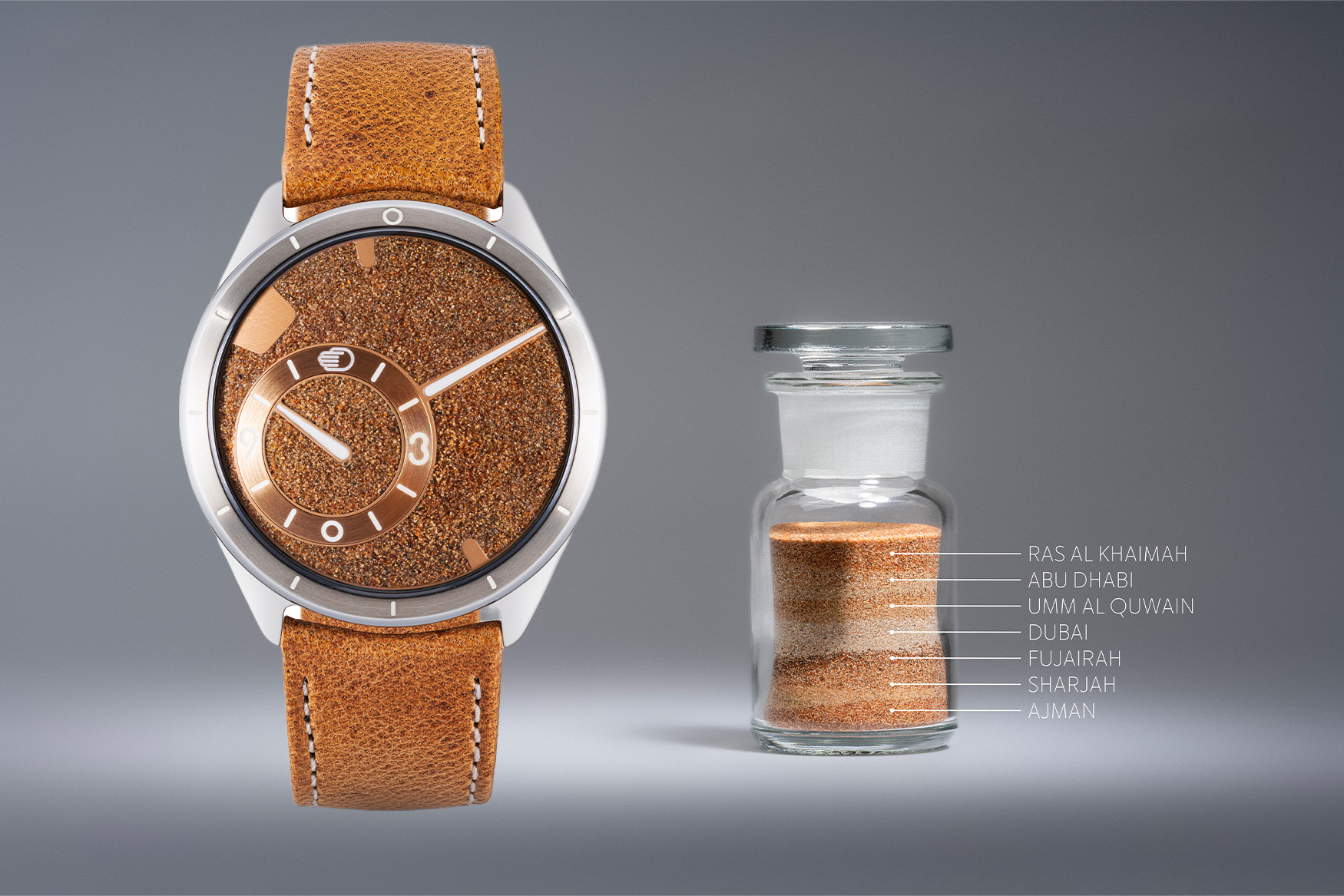Ressence Type 9 S75 sand vial