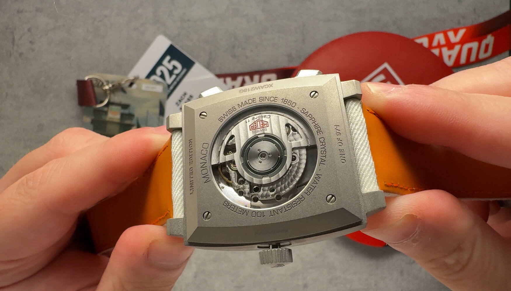 Tags Heuer Monaco Chronograph x Gulf Movement