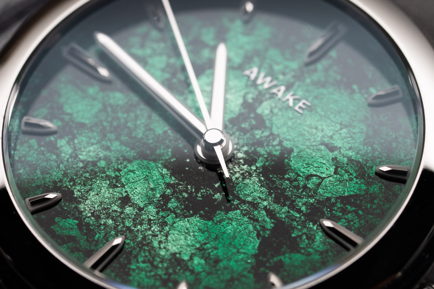 awake son mai frosted leaf dial close up