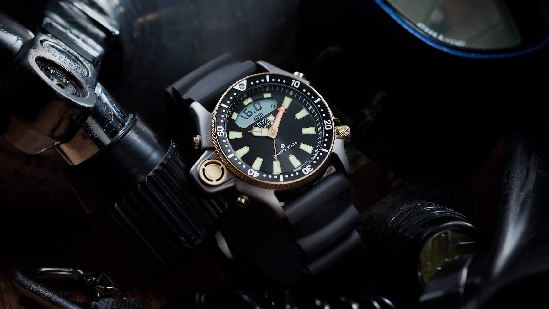 The new Citizen Promaster Aqualand celebrates 40 years of the first diver with an electronic depth sensor