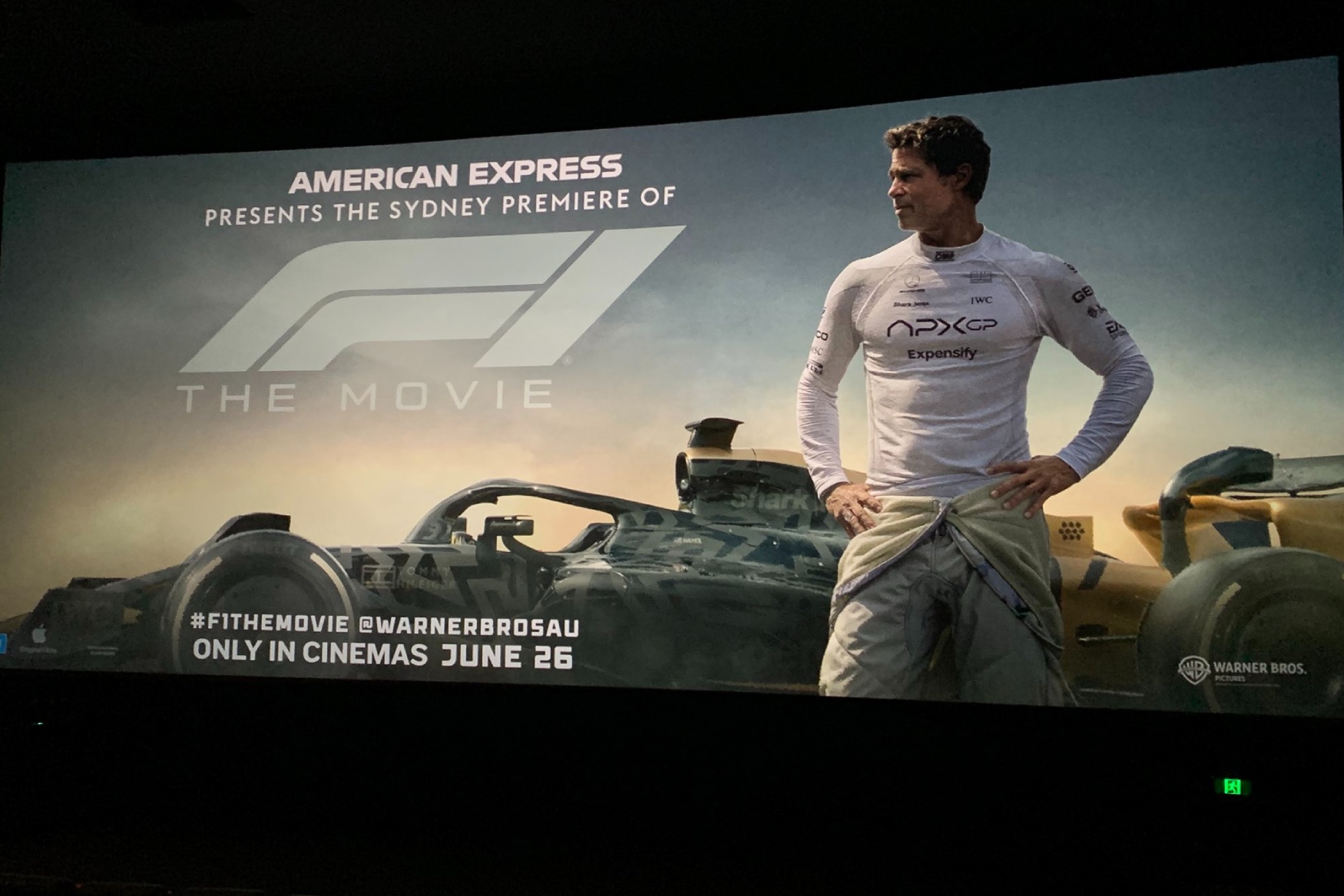 f1 movie premiere cinema