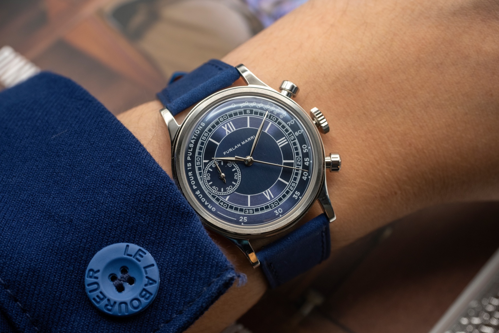 Furlan Marri Mechaquartz Ardesia Blu Wrist