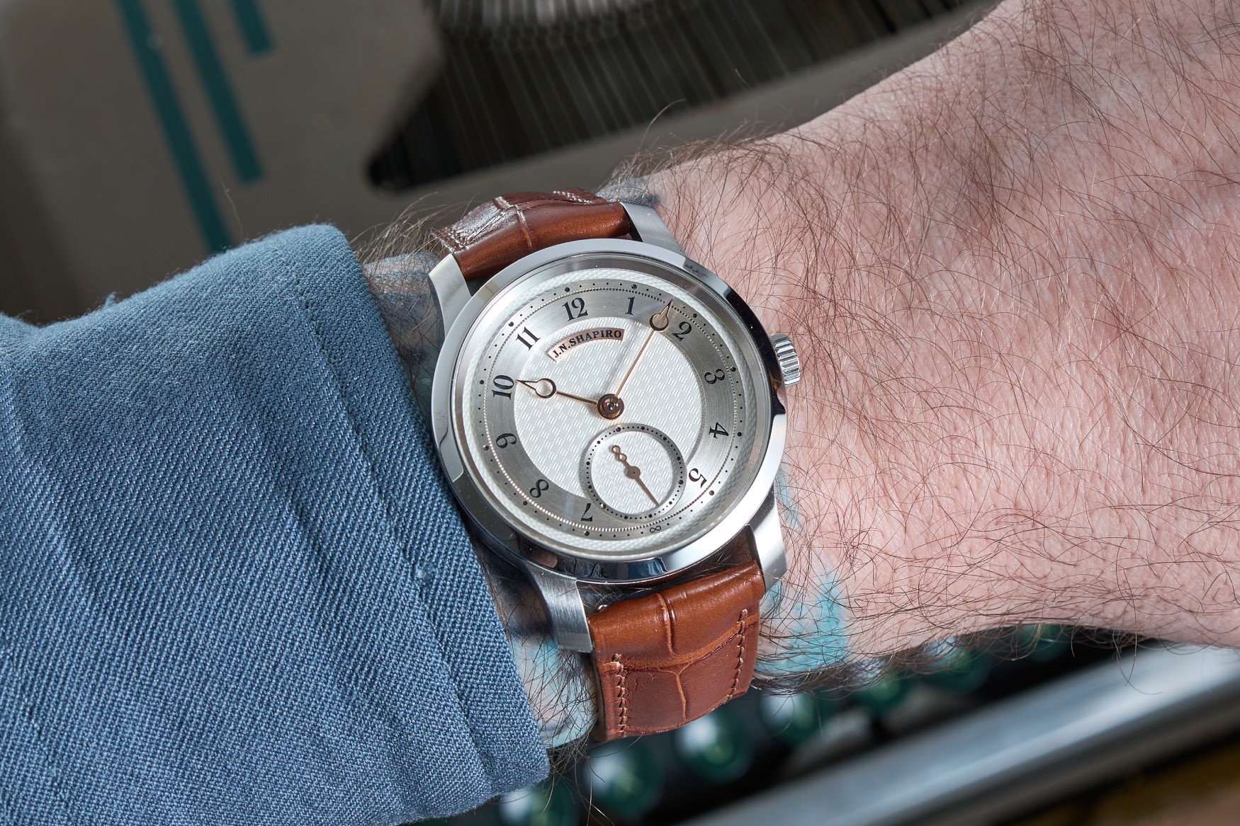j n shapiro infinity series pure silver wrist