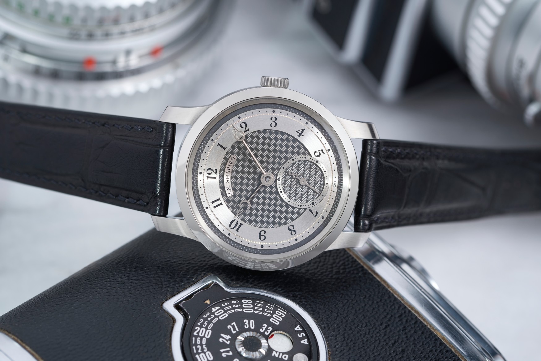 j n shapiro infinity series zirconium dial