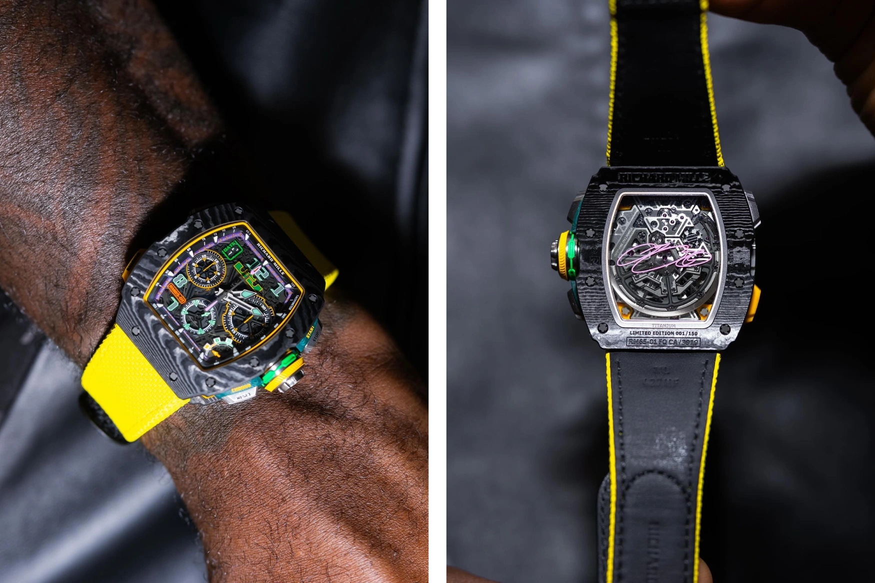 lebron james richard mille rm 65 01 split seconds chronograph