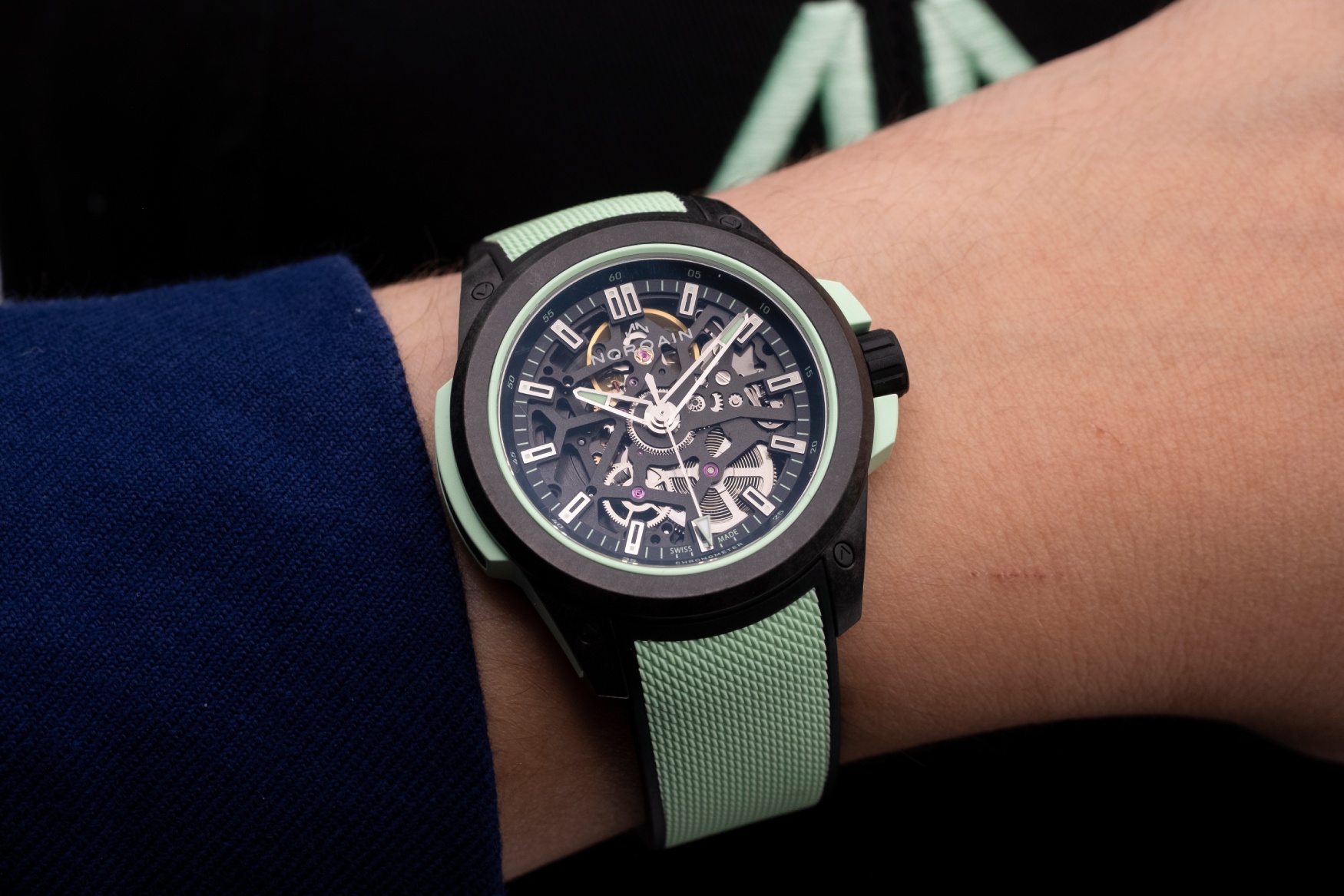 norqain wild one 39mm wrist