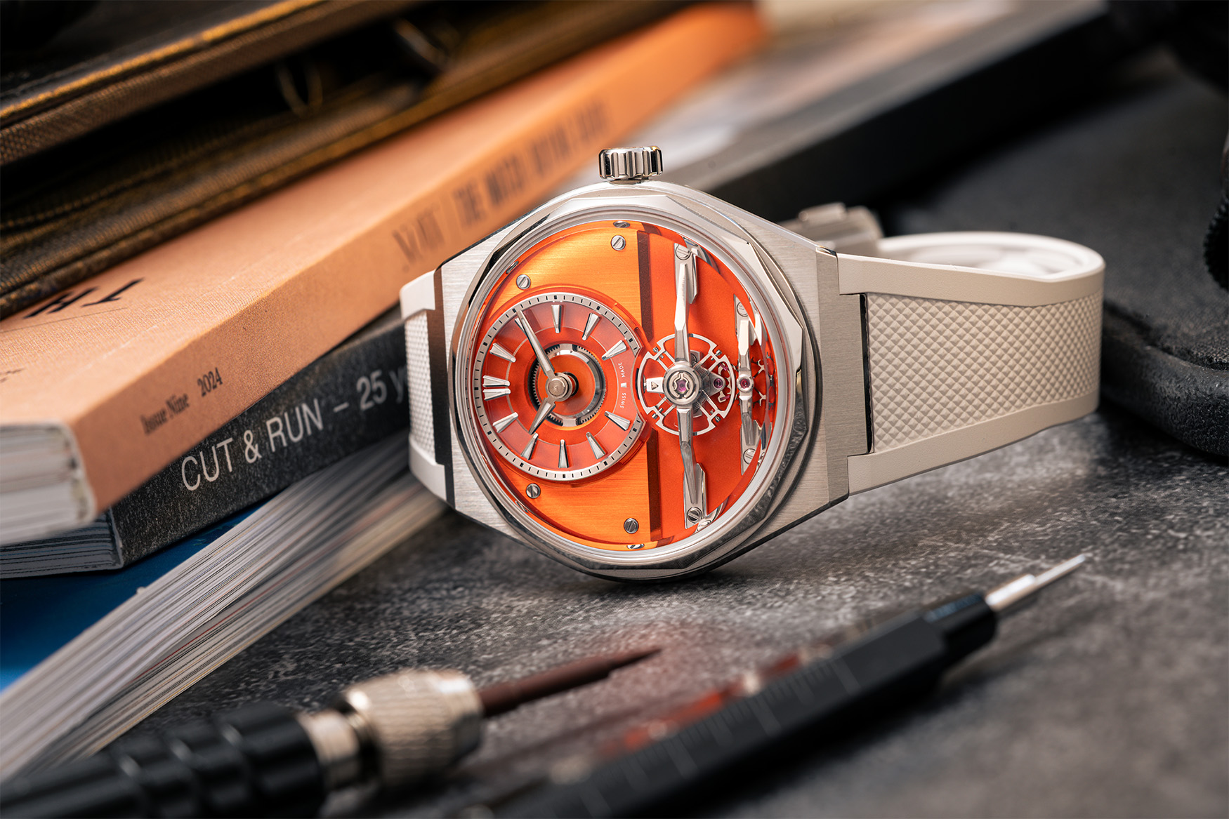 Christopher Word C12 Loco Orange Dial