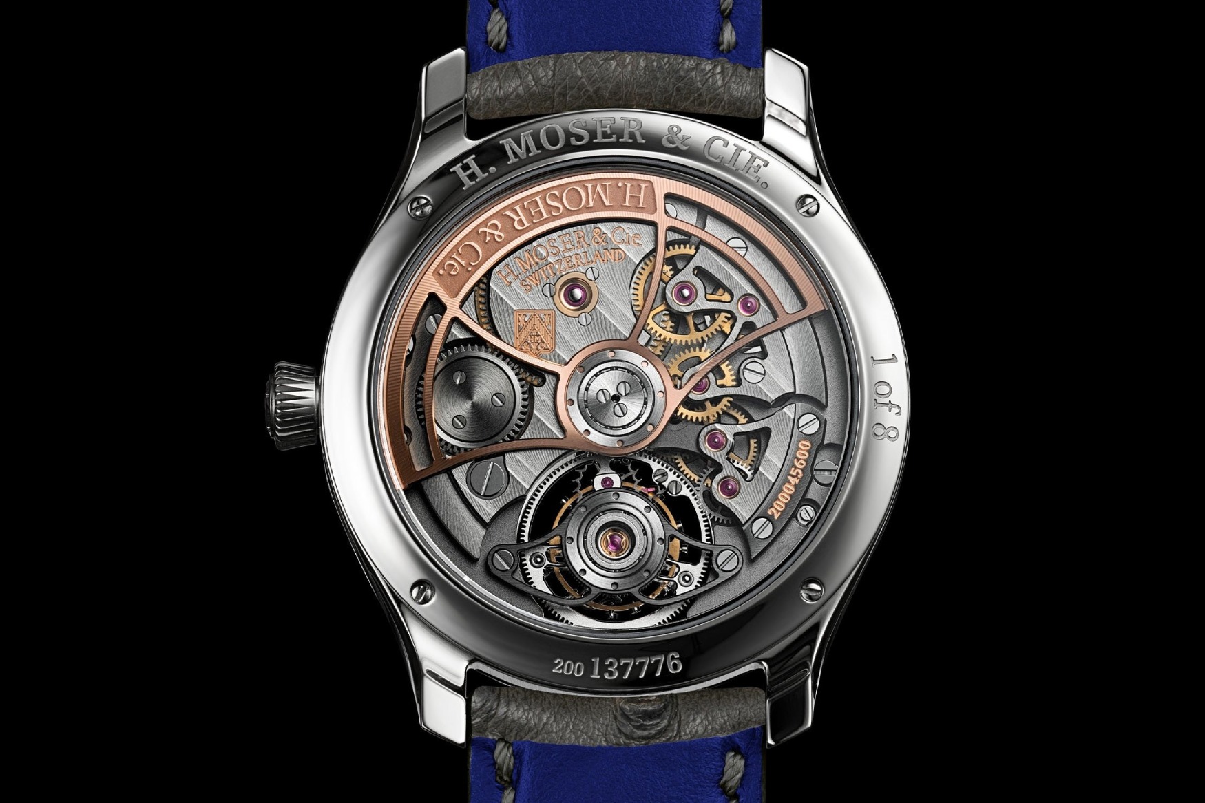 H Moser & Cie Endeavor Minute Second Concept Pop Case Back