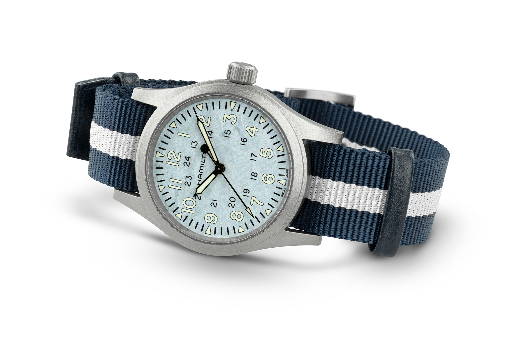 Hamilton khaki field zelmatt side