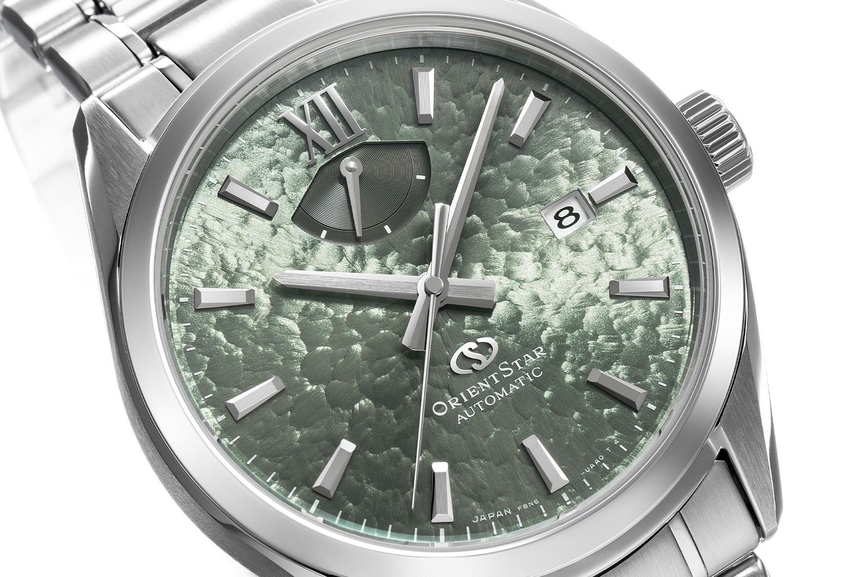 Orient Star M34 F8 date green dial